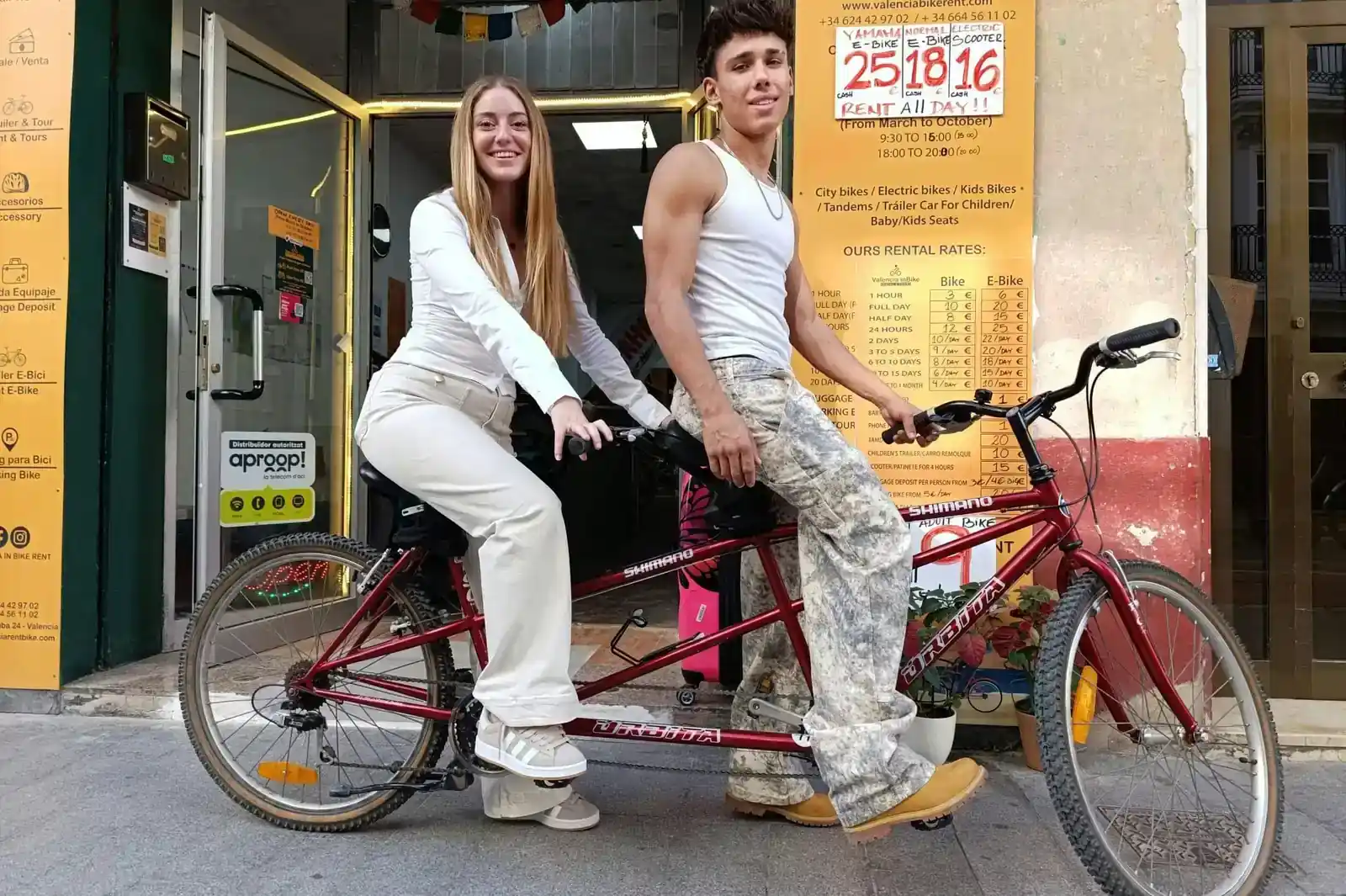 Valencia: Renta de Bicicletas Tándem por Medio Día o Día Completo