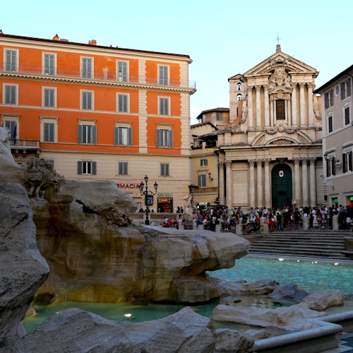 Fontana de Trevi Roma: Visita guiada de 40 minutos a la Domus Subterránea
