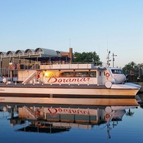 Valencia: Crucero en catamarán al atardecer