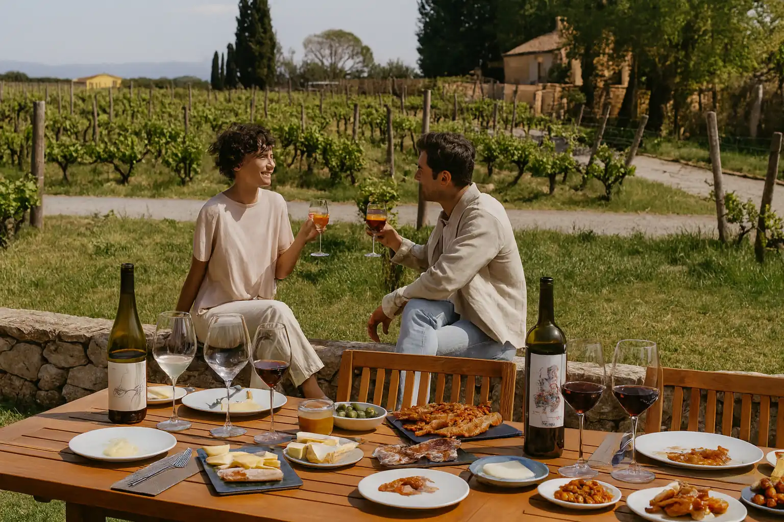Cata de vinos en Barcelona — copas y maridaje