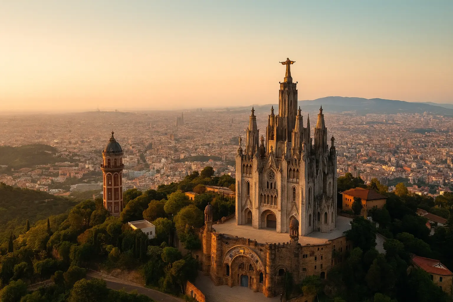 Montjuïc, Barcelona — jardines y mirador