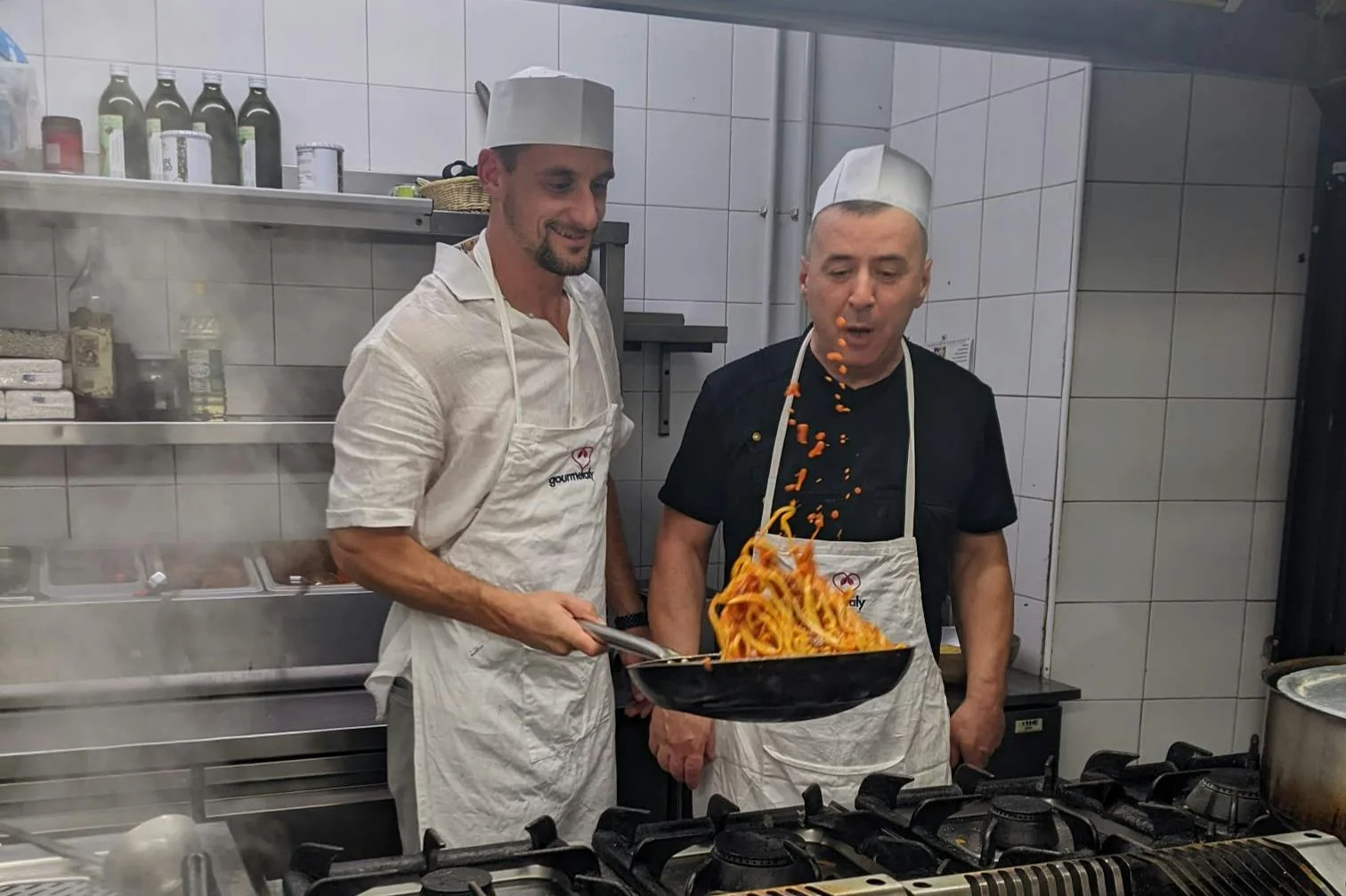 Roma: Taller de Cocina de Pasta Amatriciana y Cacio e Pepe